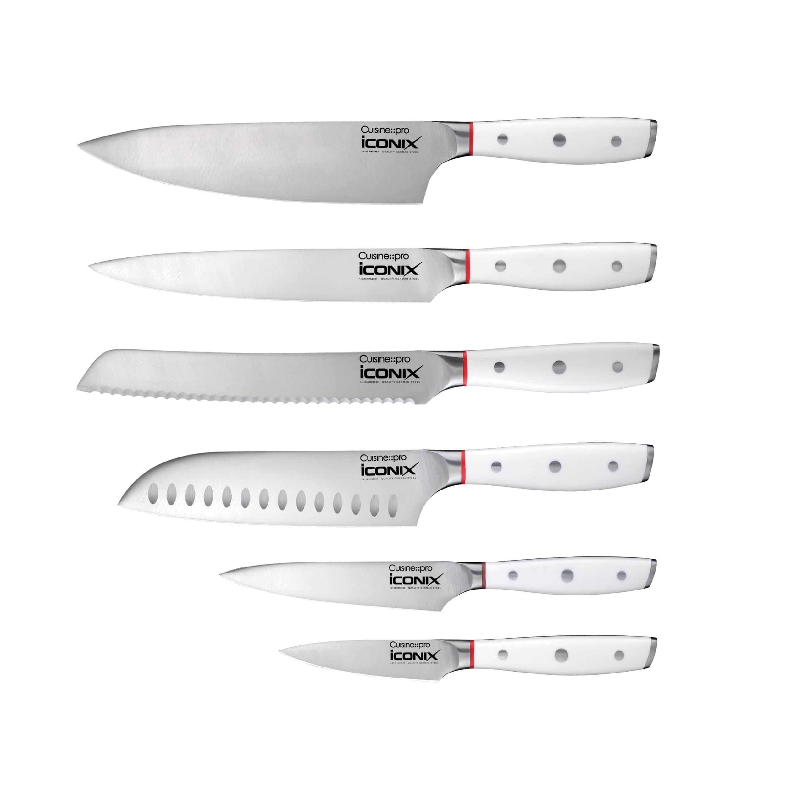 Cuisine::pro® iconiX® Straub 7-Piece Knife Block