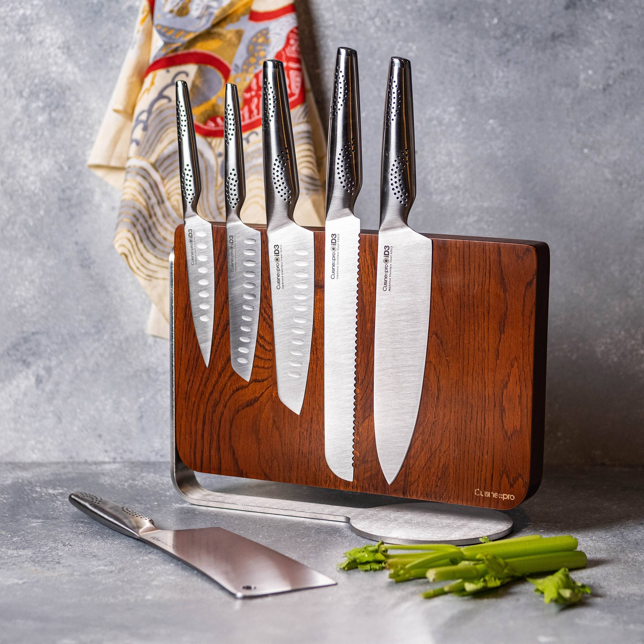 Bloc de couteaux 7 pièces Nakano iD3®Cuisine::pro®
