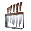 Cuisine::pro® WOLFGANG STARKE 7-Piece Oak Harz Knife Block