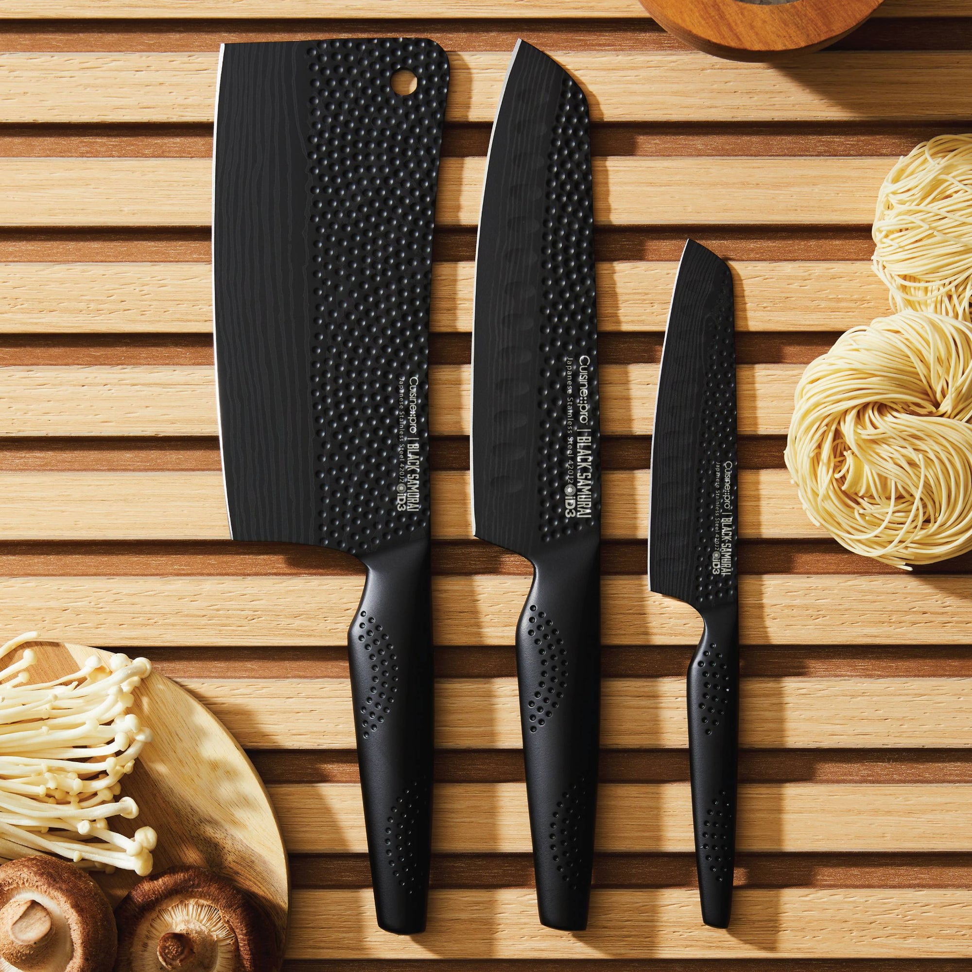 Cuisine::pro® iD3 BLACK SAMURAI™ Ultimate Knife Set