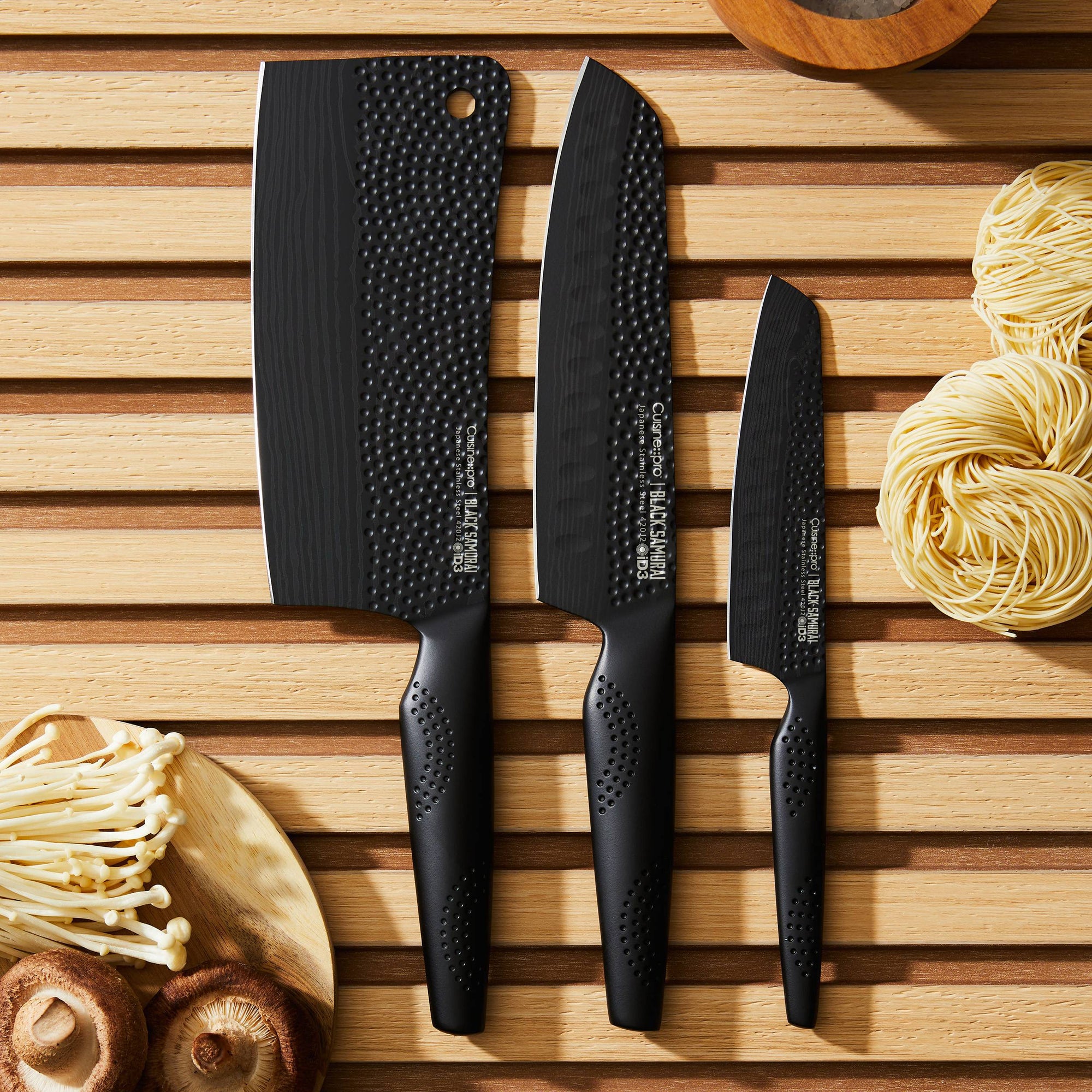 Cuisine::pro® iD3 BLACK SAMURAI™ Ultimate Knife Set
