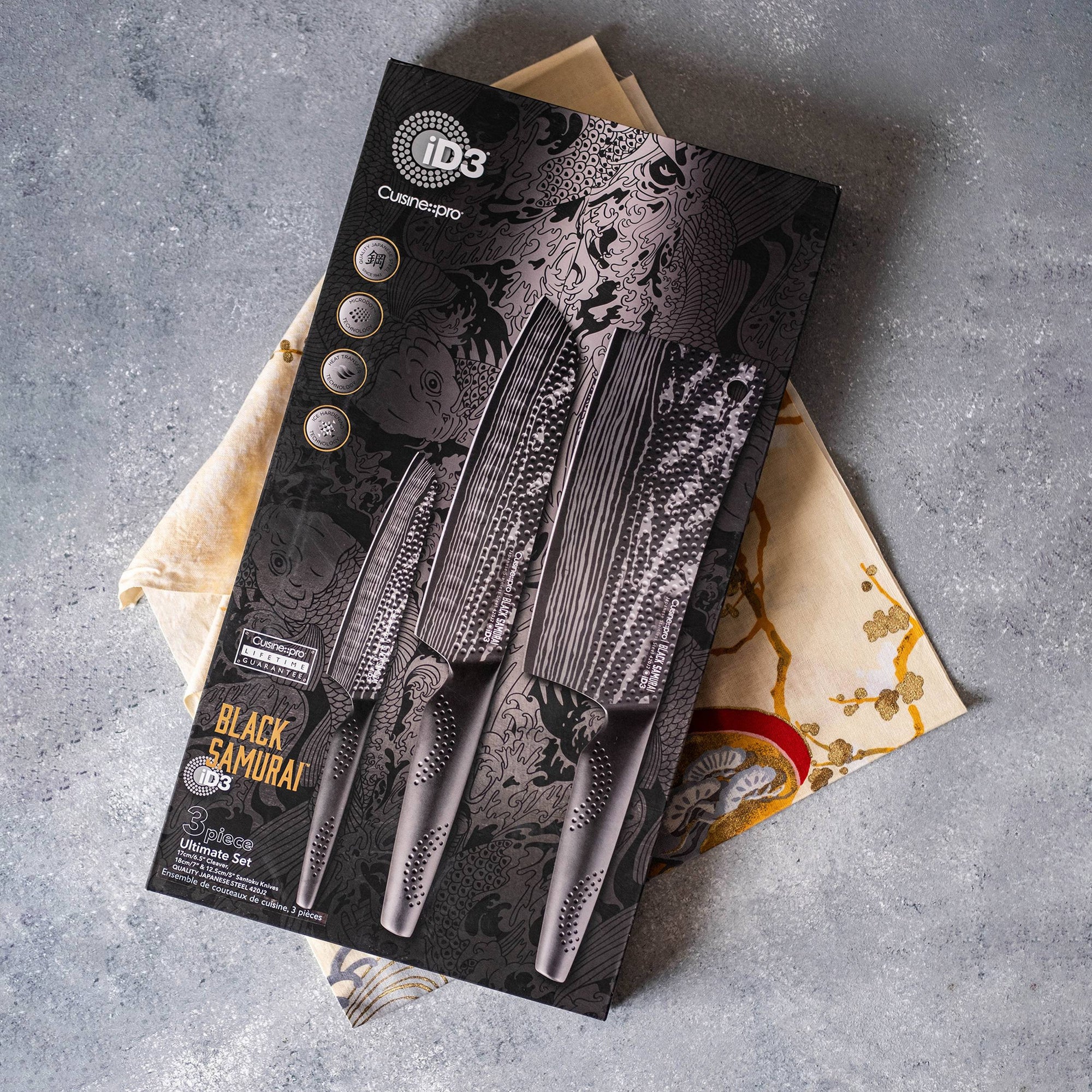 Cuisine::pro® iD3 BLACK SAMURAI™ Ultimate Knife Set