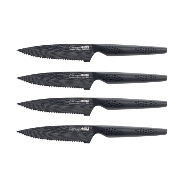 Cuisine::pro® iD3 BLACK SAMURAI™ 4-Piece Steak Knife Set
