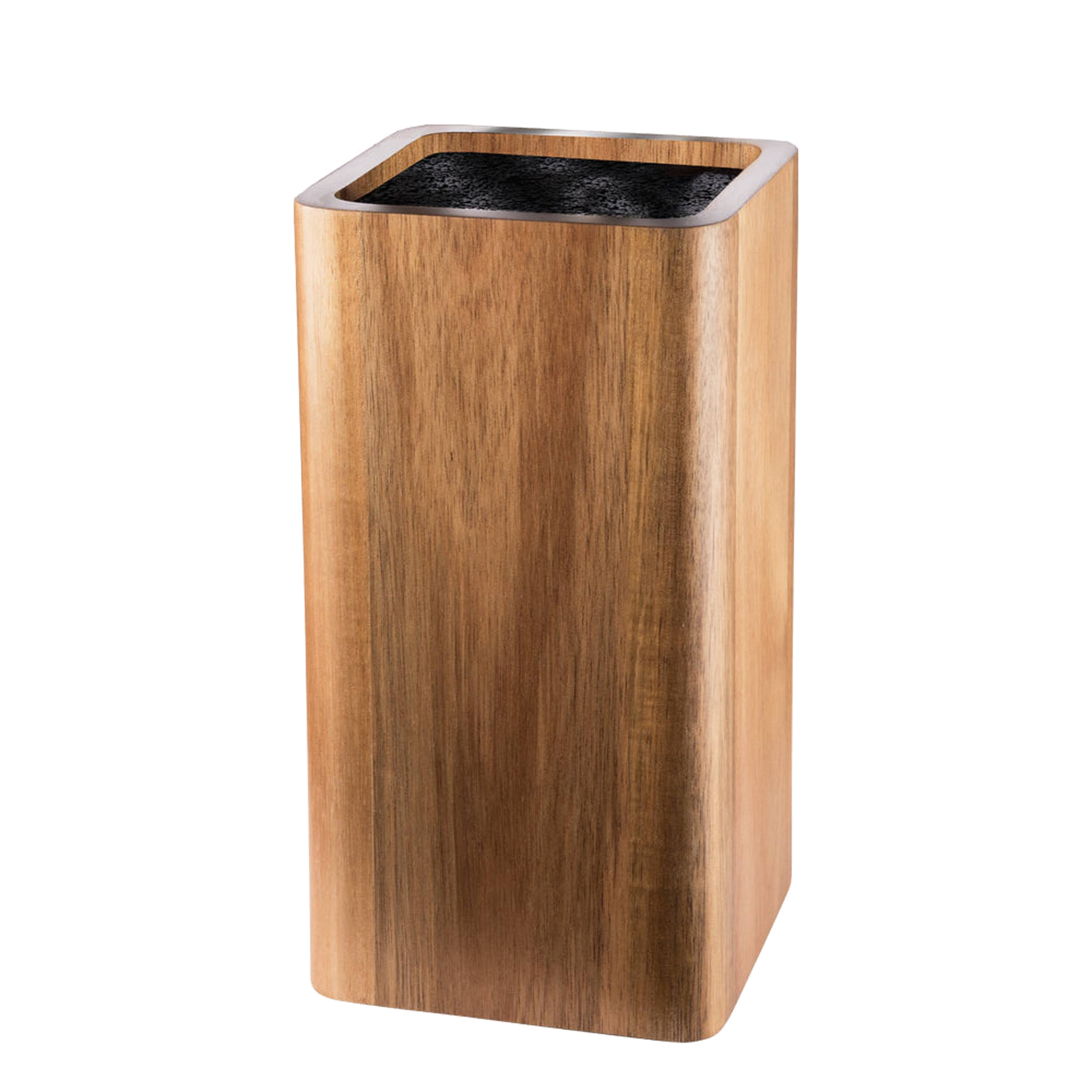 Cuisine::pro® UNIVERSAL Square Acacia Knife Holder