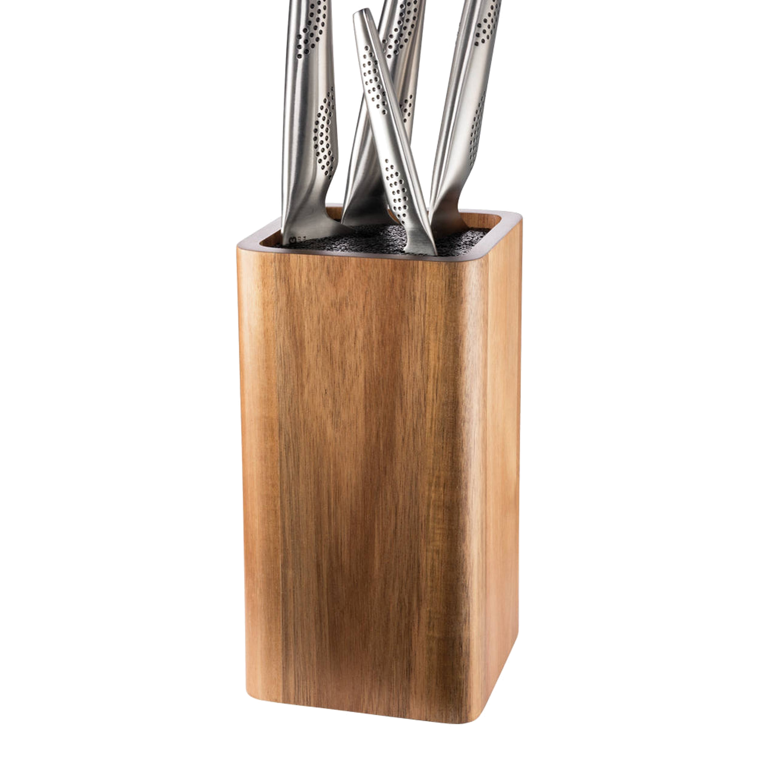 Cuisine::pro® UNIVERSAL Square Acacia Knife Holder