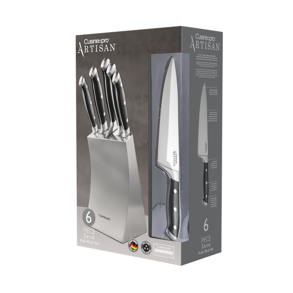 Bloc de couteaux 6 pièces Seto ARTISANCuisine::pro®