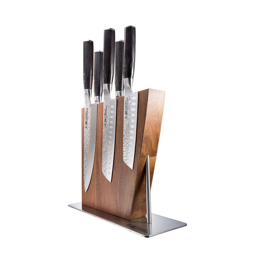 Cuisine::pro® Damashiro EMPEROR® 6-Piece Nanashi Knife Block