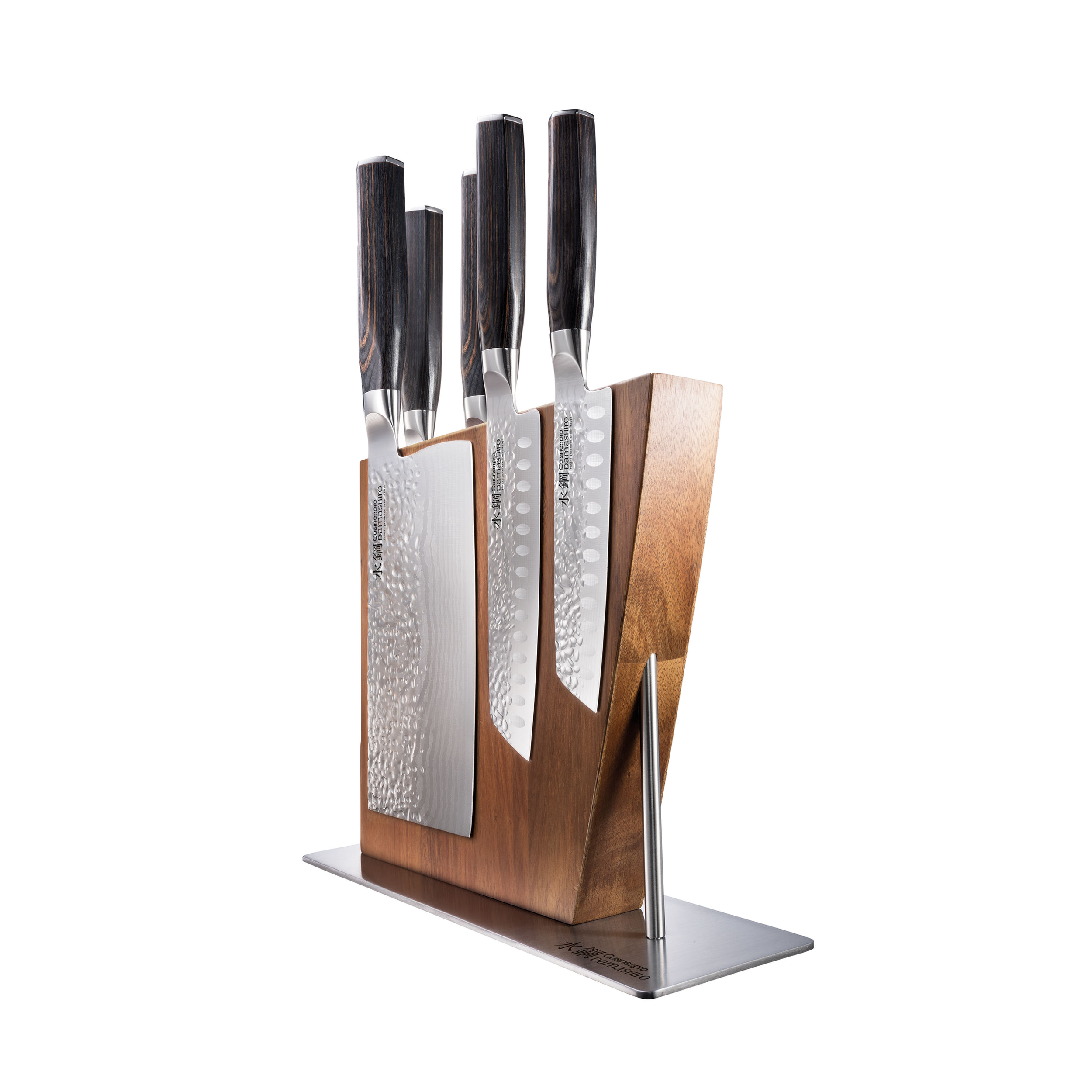 Cuisine::pro® Damashiro EMPEROR® 6-Piece Nanashi Knife Block - hover