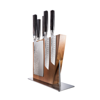 Cuisine::pro® Damashiro EMPEROR® 6-Piece Nanashi Knife Block