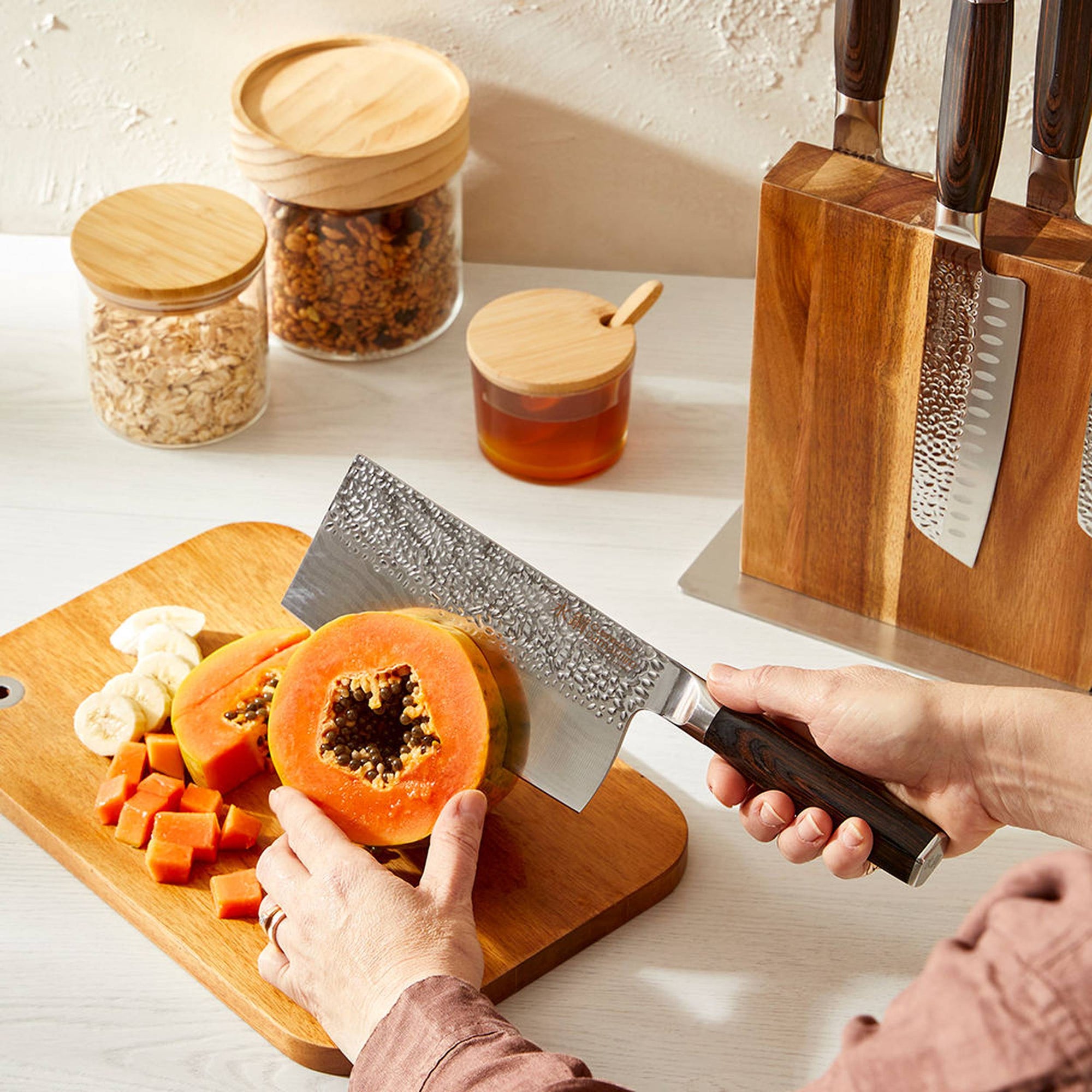 Cuisine::pro® Damashiro EMPEROR® 6-Piece Nanashi Knife Block