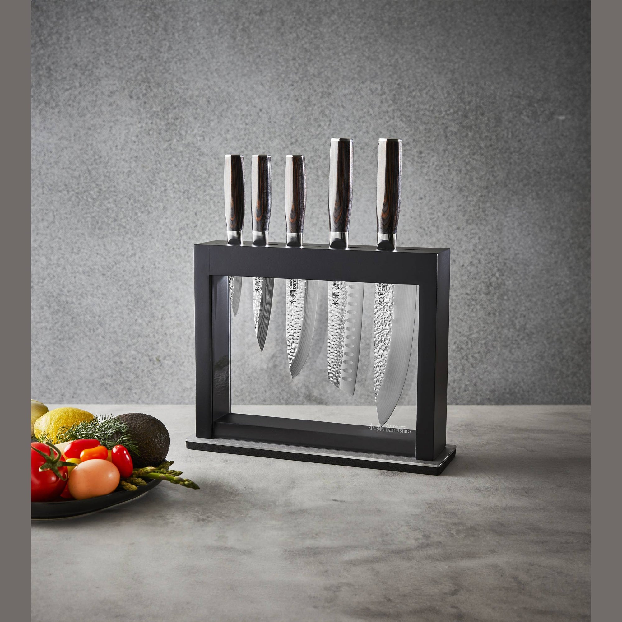 Cuisine::pro® Damashiro Emperor® Hisa 6-Piece Knife Block