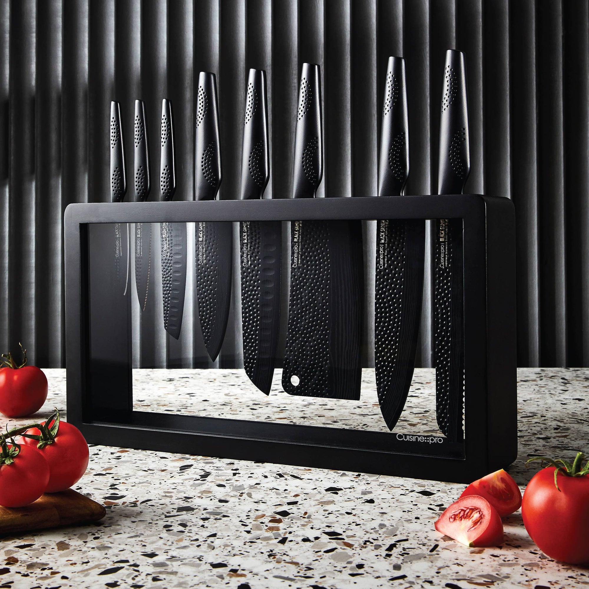 Cuisine::pro® iD3 BLACK SAMURAI™ Syo 9-Piece Knife Block
