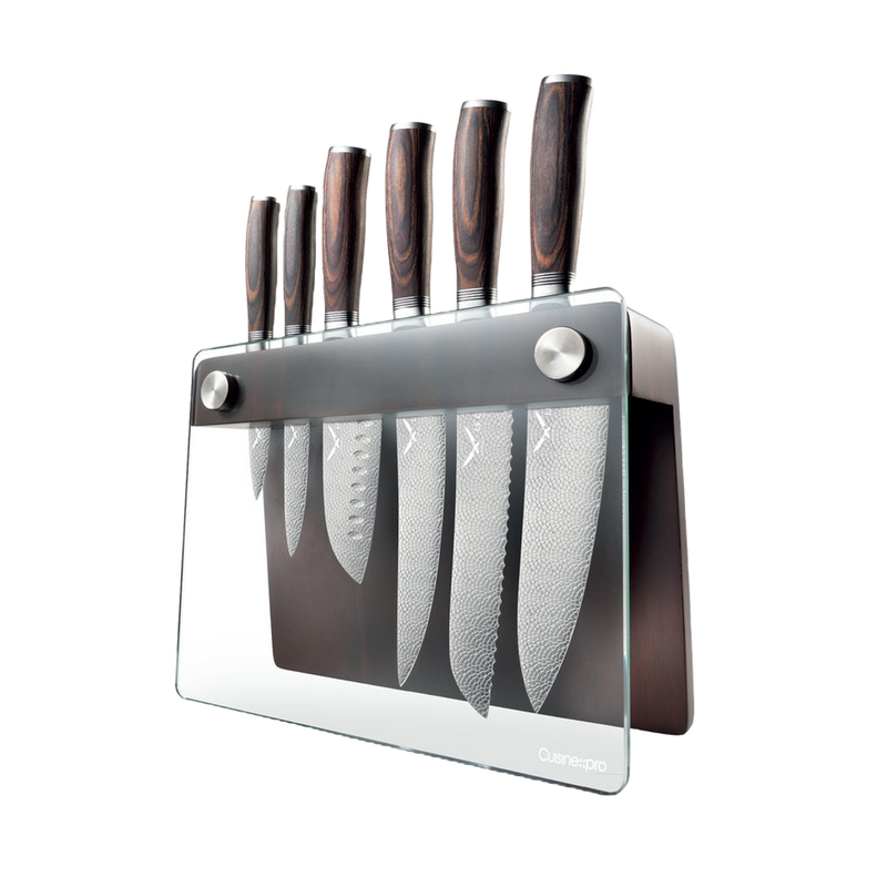 Bloc de couteaux 7 pièces Epicure LE CONNOISSEUR™Cuisine::pro®