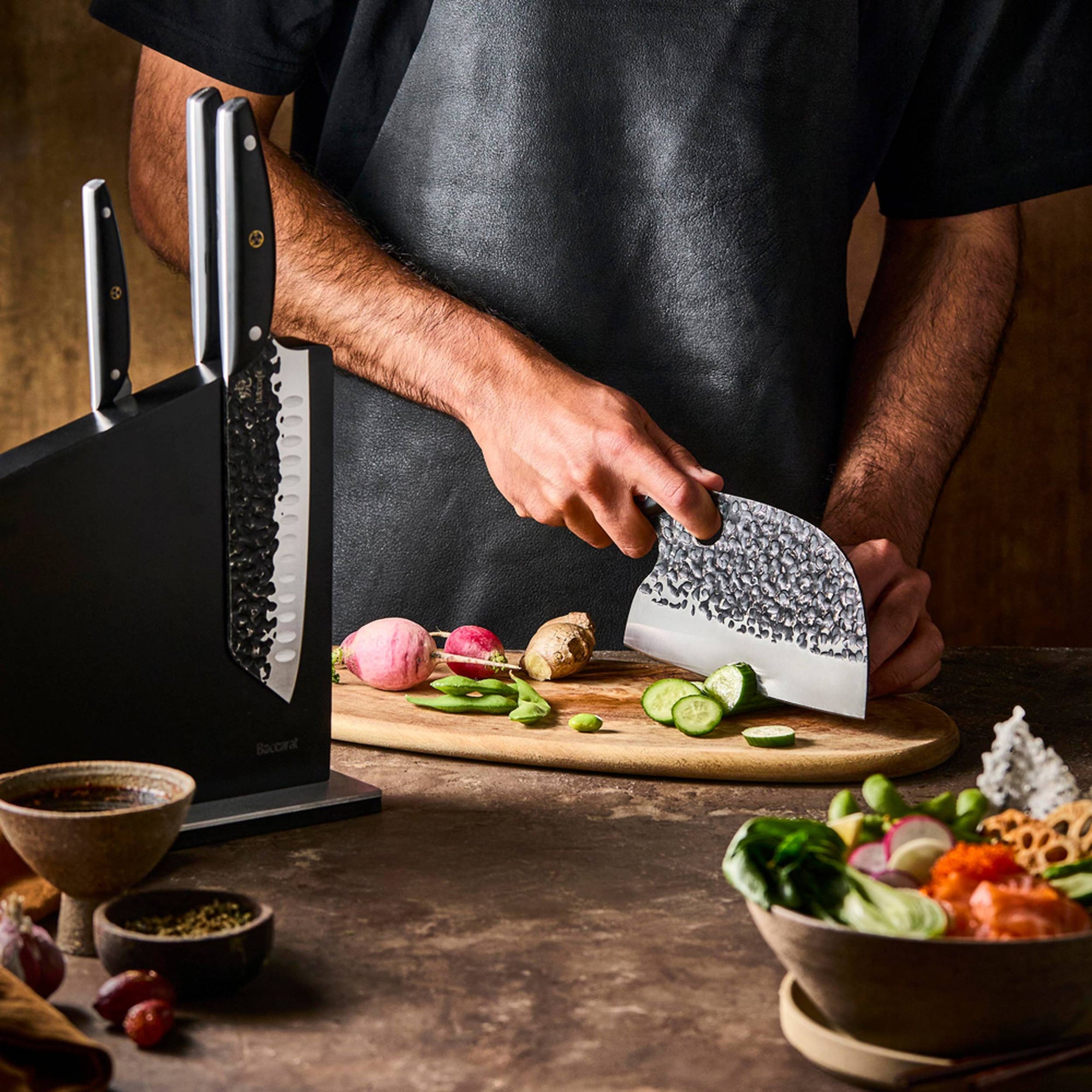 Cuisine::pro® KUROI KIBA Sakura 7-Piece Knife Block