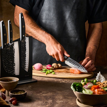 Cuisine::pro® KUROI KIBA Sakura 7-Piece Knife Block