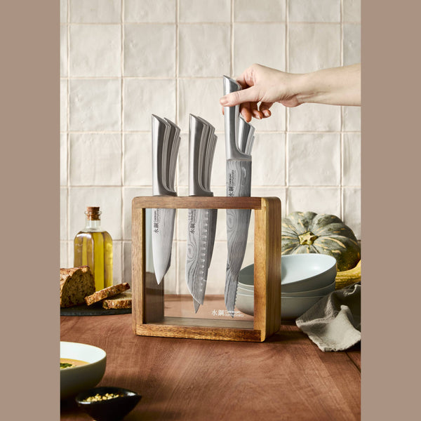 Cuisine::pro® Damashiro® HIRYU KNIFE BLOCK 10PC