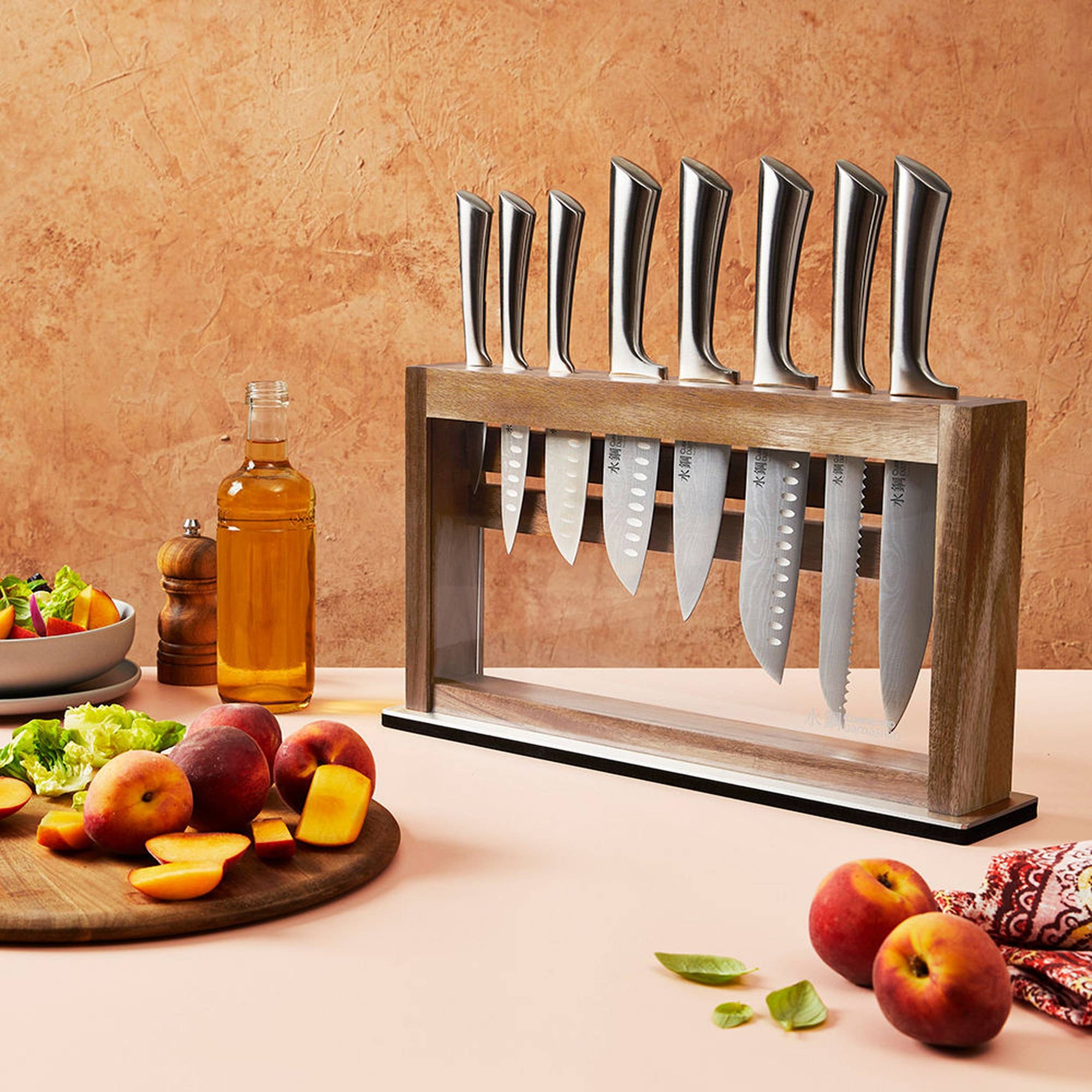 Cuisine::pro® Damashiro® 9-Piece Okada Knife Block