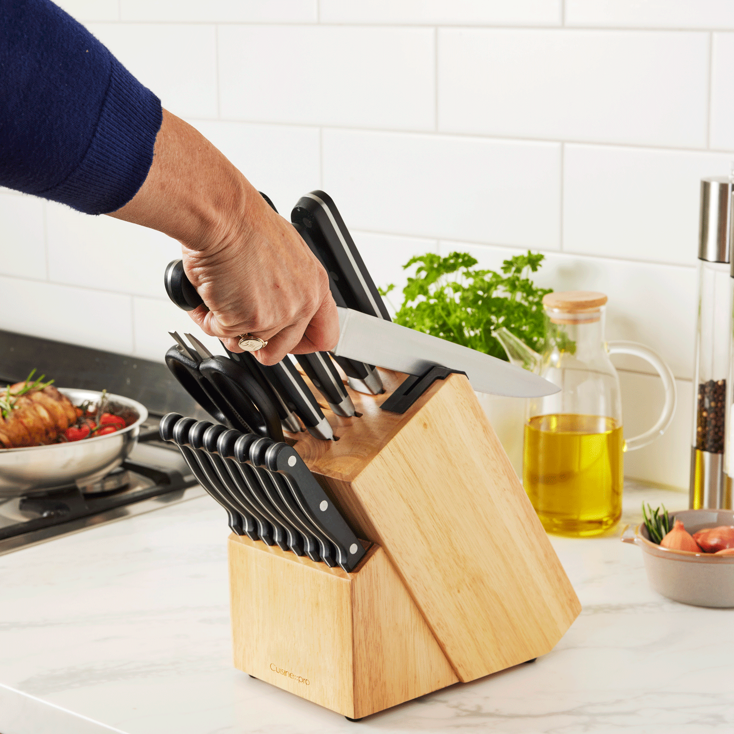 Cuisine::pro® SABRE 20 Piece Knife Block-1034496