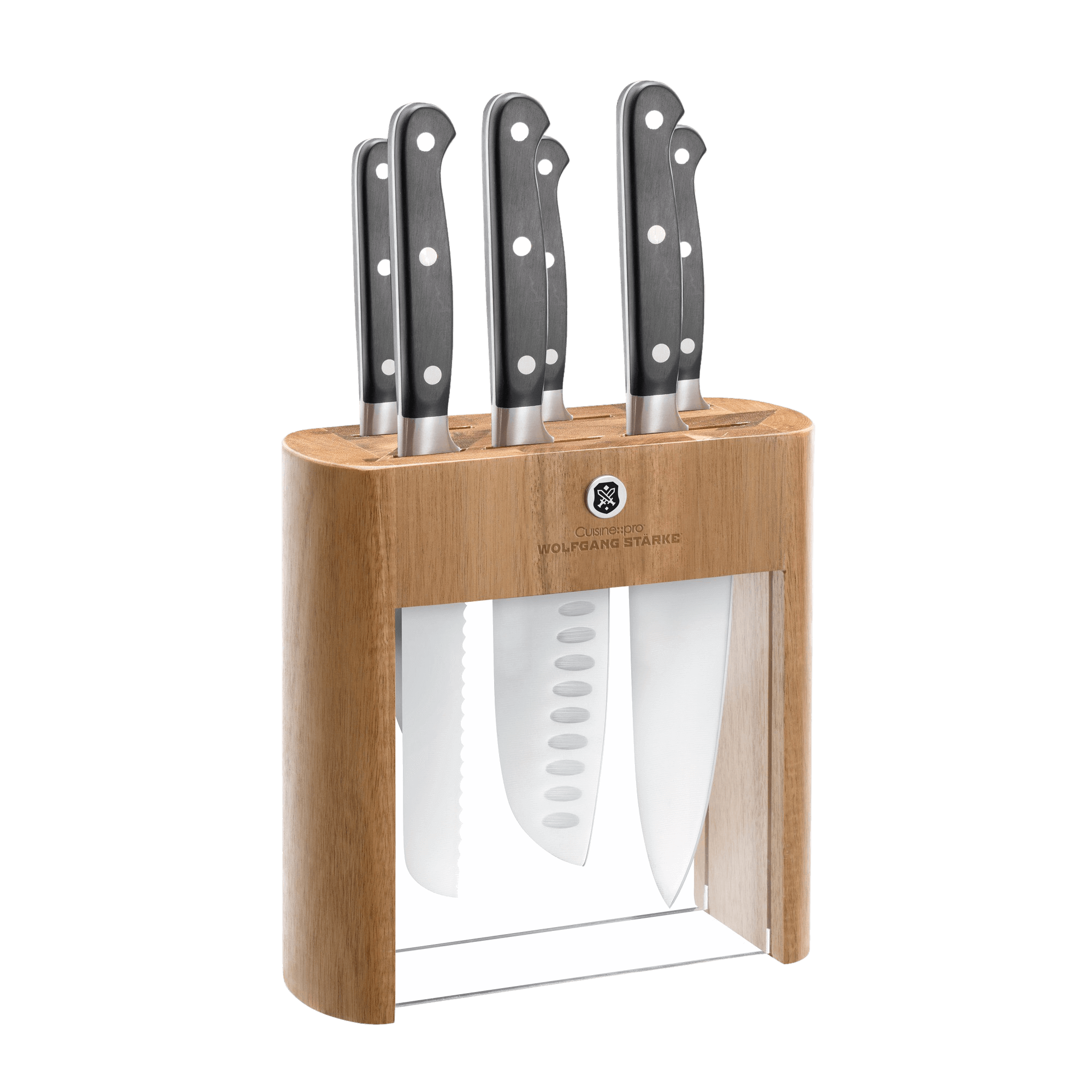 Cuisine::pro® WOLFGANG STARKE™ Klar 7 Piece Knife Block-1029439