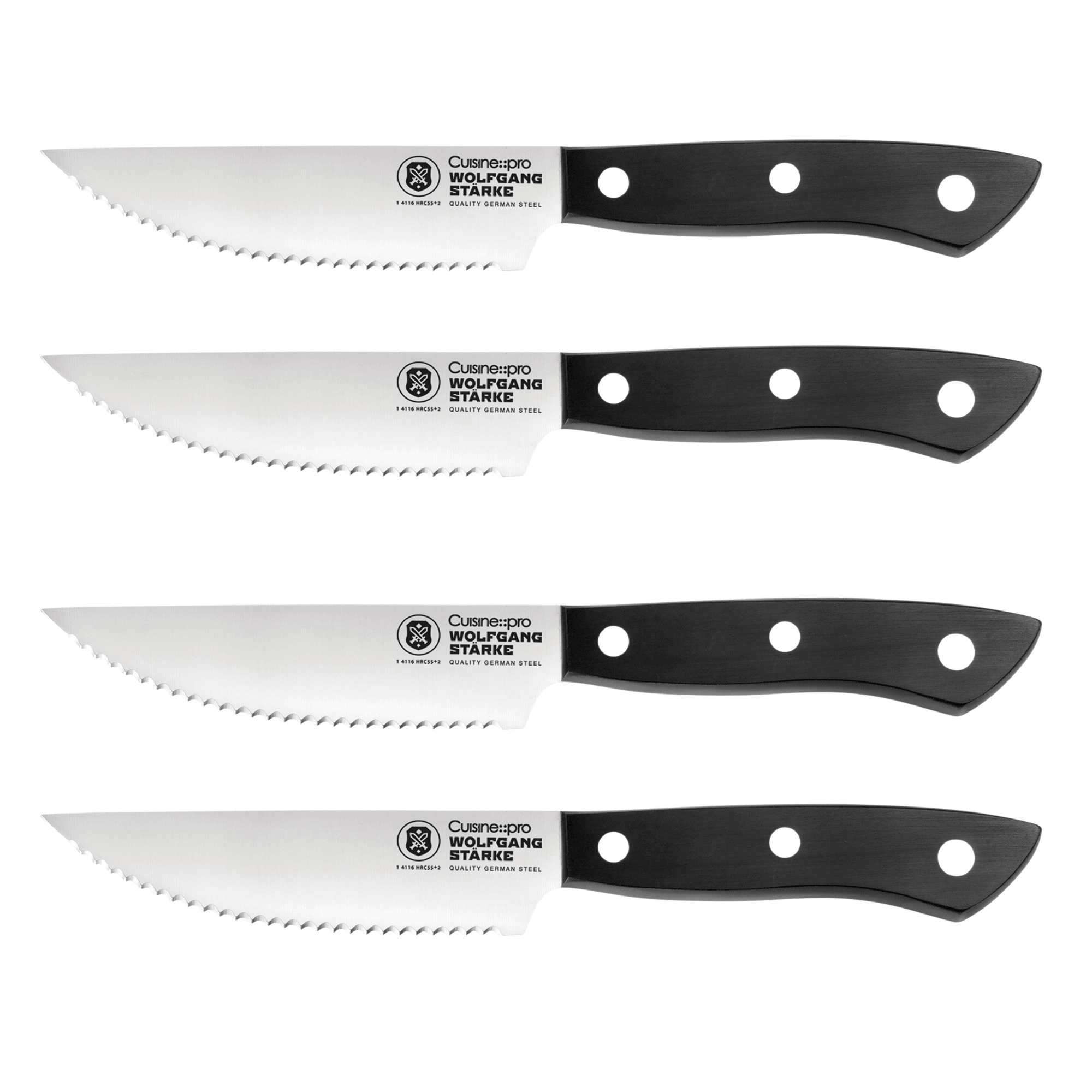 Cuisine::pro® WOLFGANG STARKE™ 4-Piece Steak Knife Set 12.5cm 5in-1032397