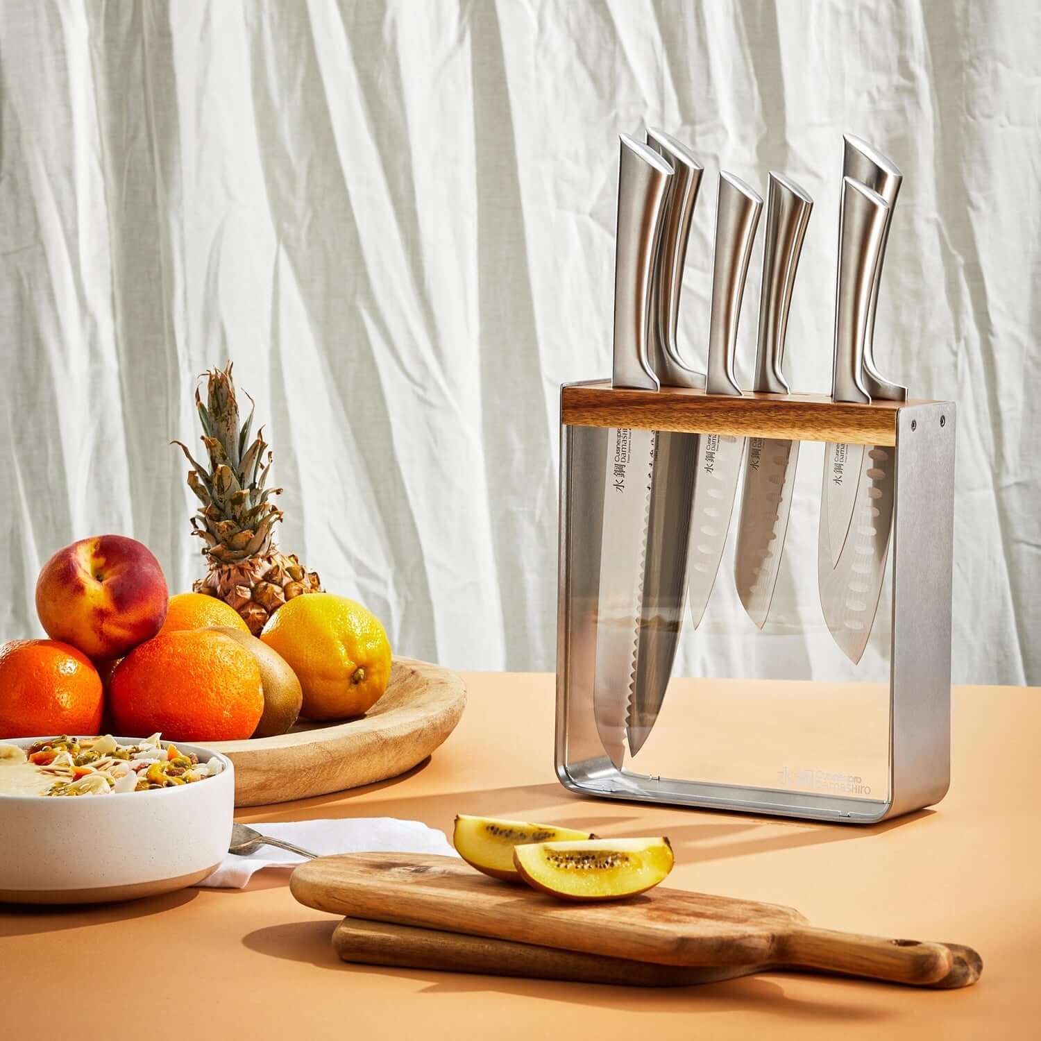 Cuisine::pro® Damashiro® Kinzoku 7 Piece Knife Block