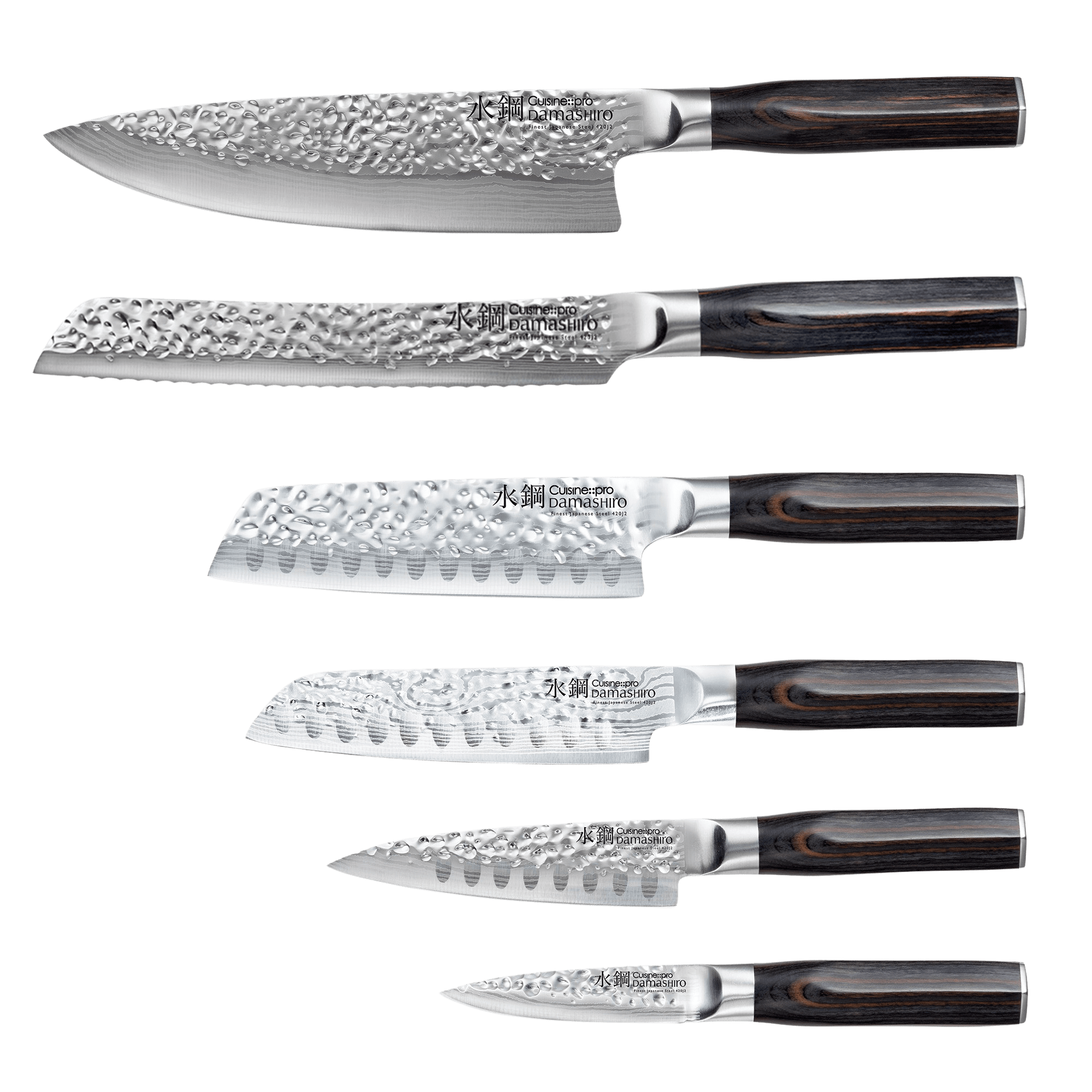 Cuisine::pro® Damashiro® EMPEROR Mokuzai 7 Piece Knife Block