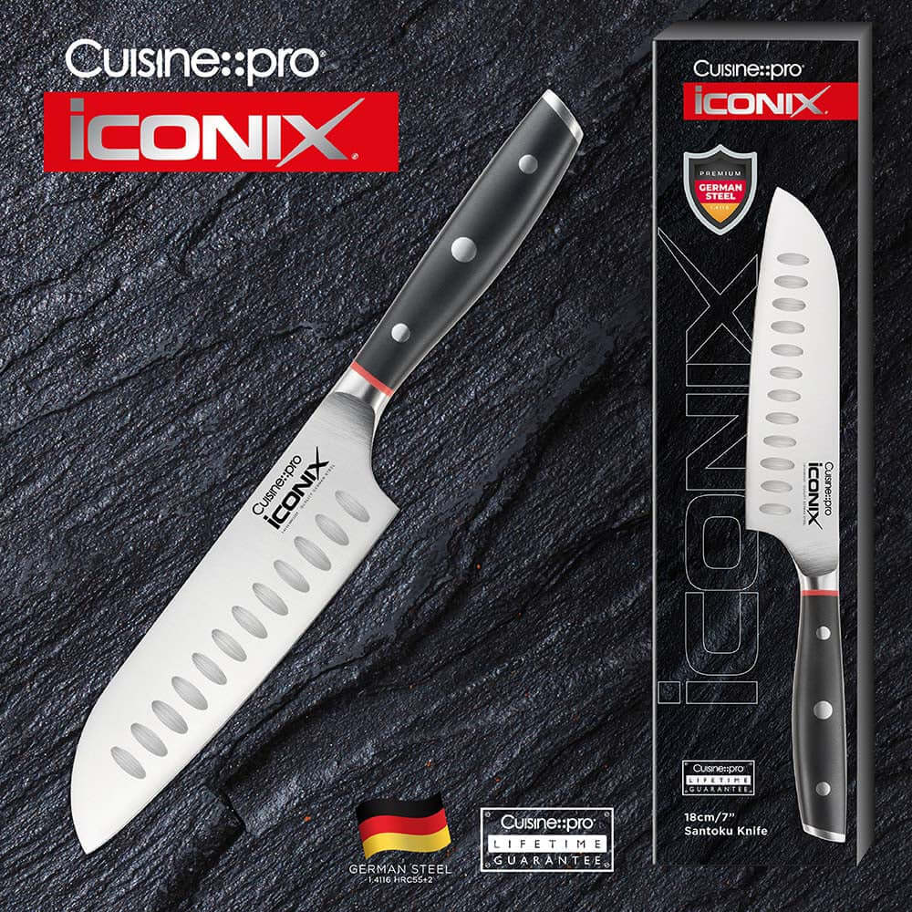 Cuisine::pro® iconiX® Couteau Santoku 18cm 7"