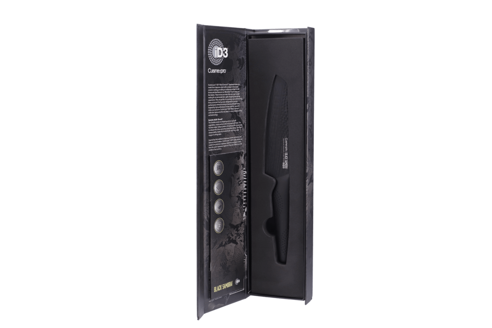 Cuisine::pro® iD3® BLACK SAMURAI™ Santoku Knife 15cm 6"