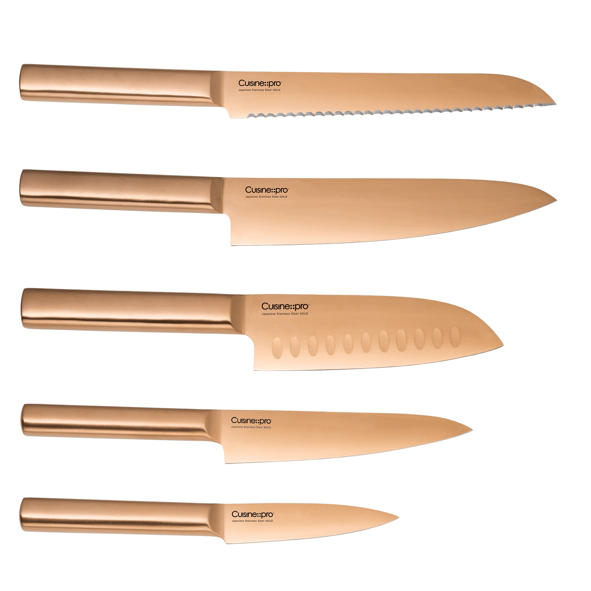 Cuisine::pro® DAISHO Nara 6 Piece Knife Block Copper