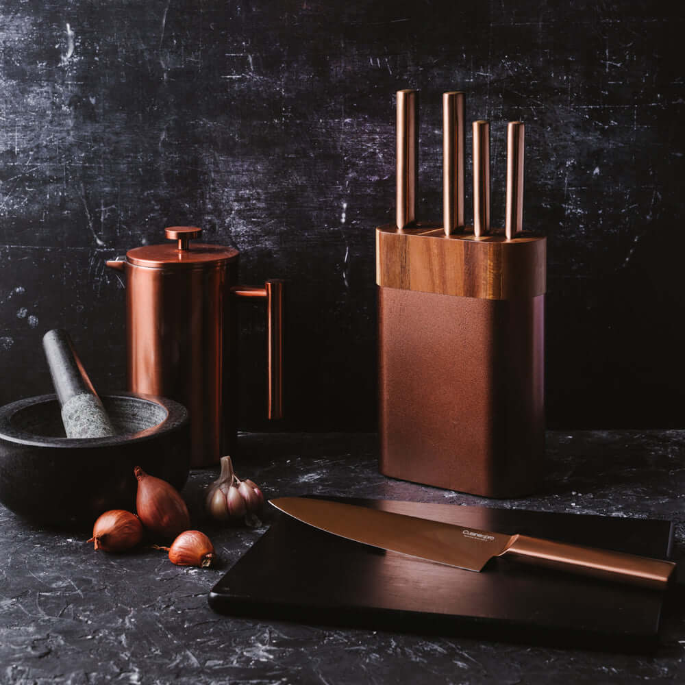 Cuisine::pro® DAISHO Nara 6 Piece Knife Block Copper