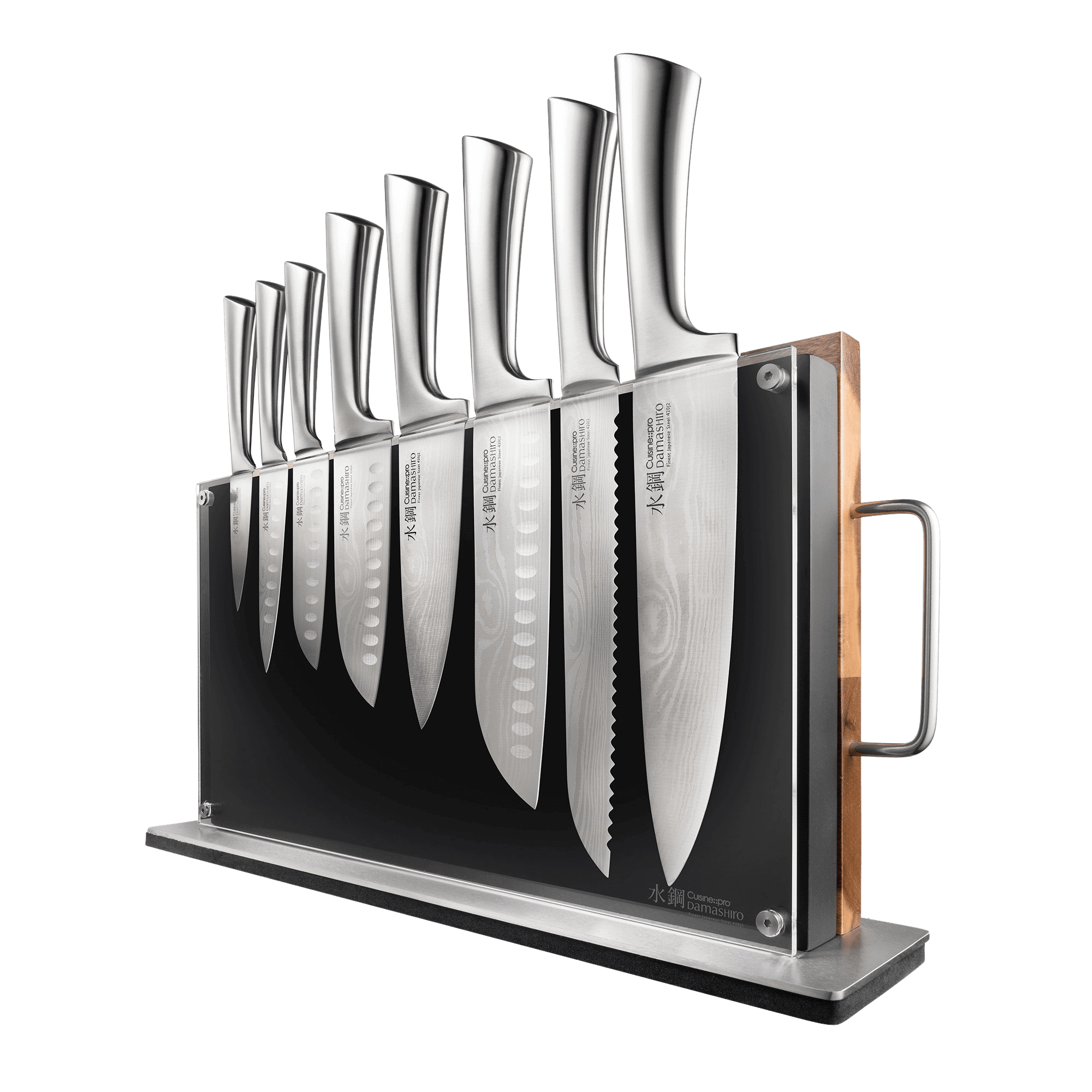 Personnalisation pour Cuisine::pro® Damashiro® Bodo 10 Piece Knife Block avec planche à découper