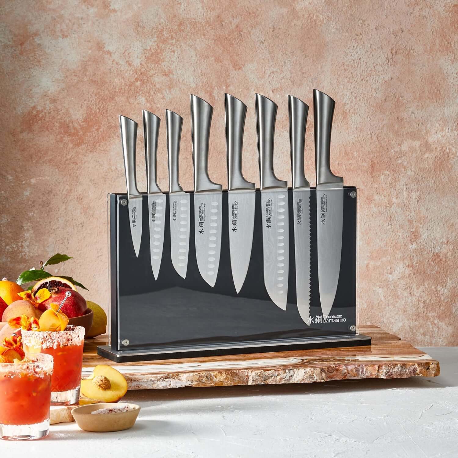 Cuisine::pro® Damashiro® 9 Piece Nami Knife Block