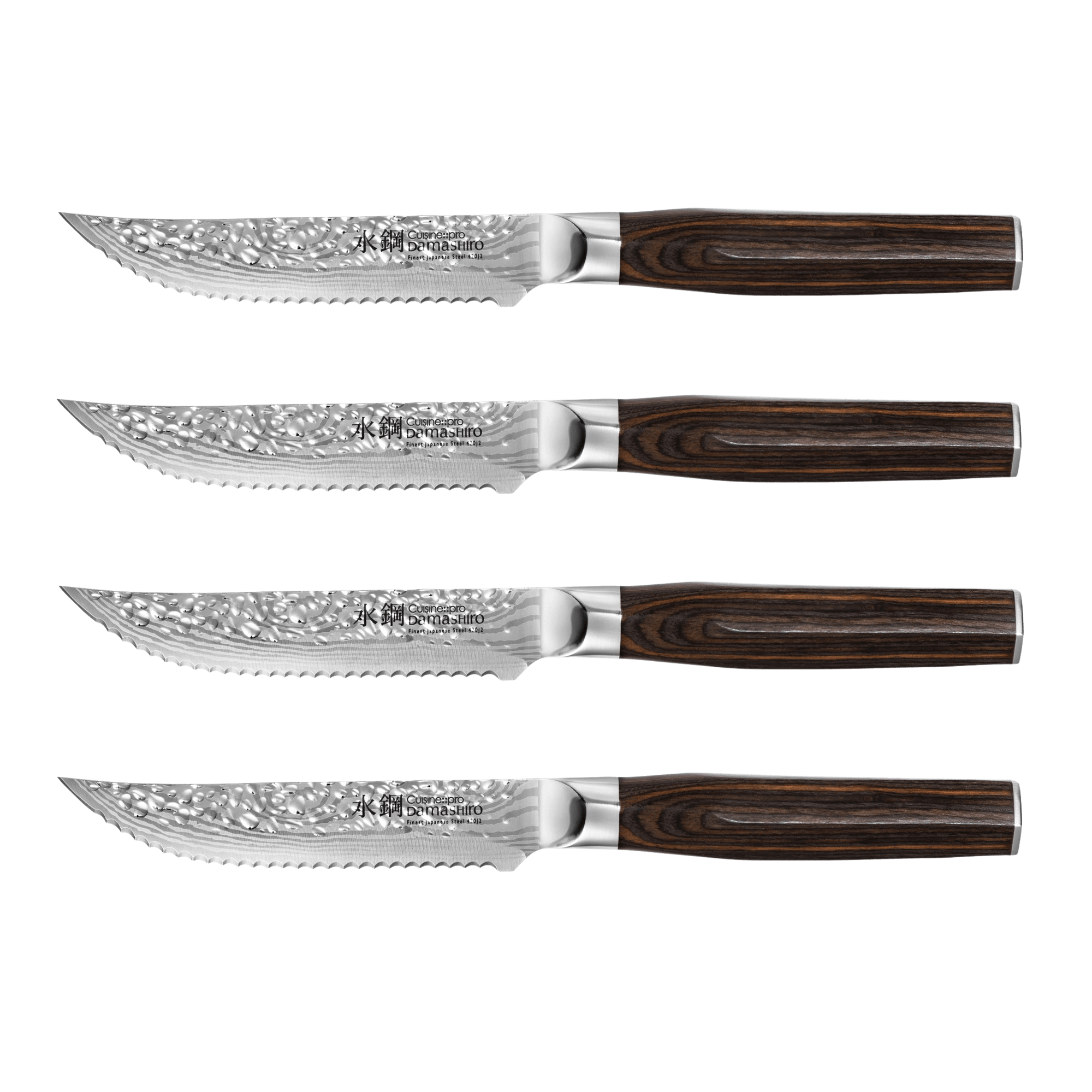 Cuisine::pro® Damashiro® EMPEROR 4-Piece Steak Knife Set 12.5cm 5in