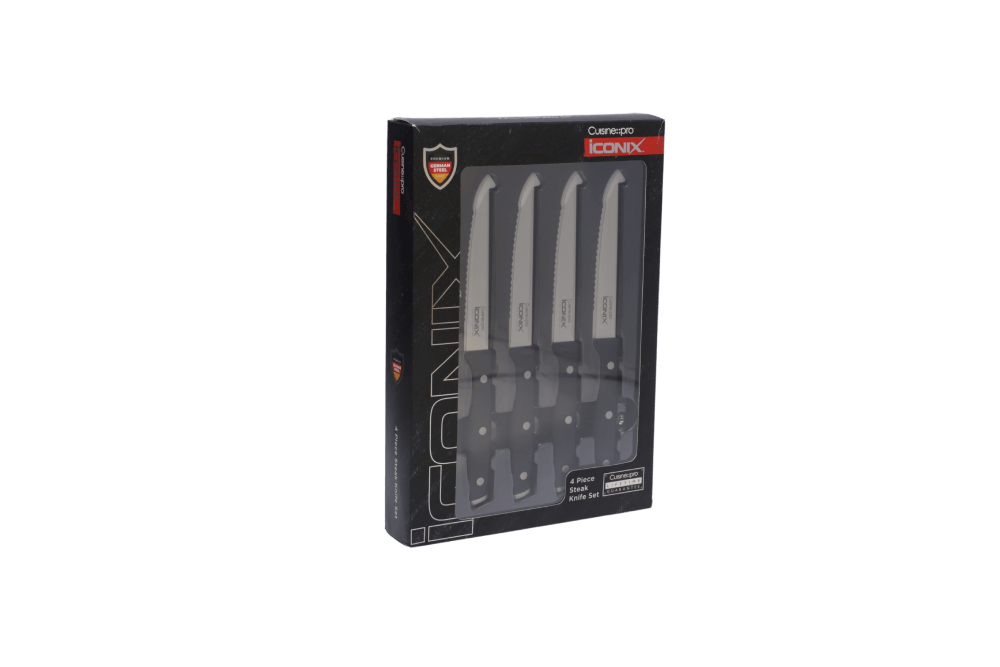 Cuisine::pro® iconiX® 4 Piece Steak Knife Set 12.5cm 5in-1034459