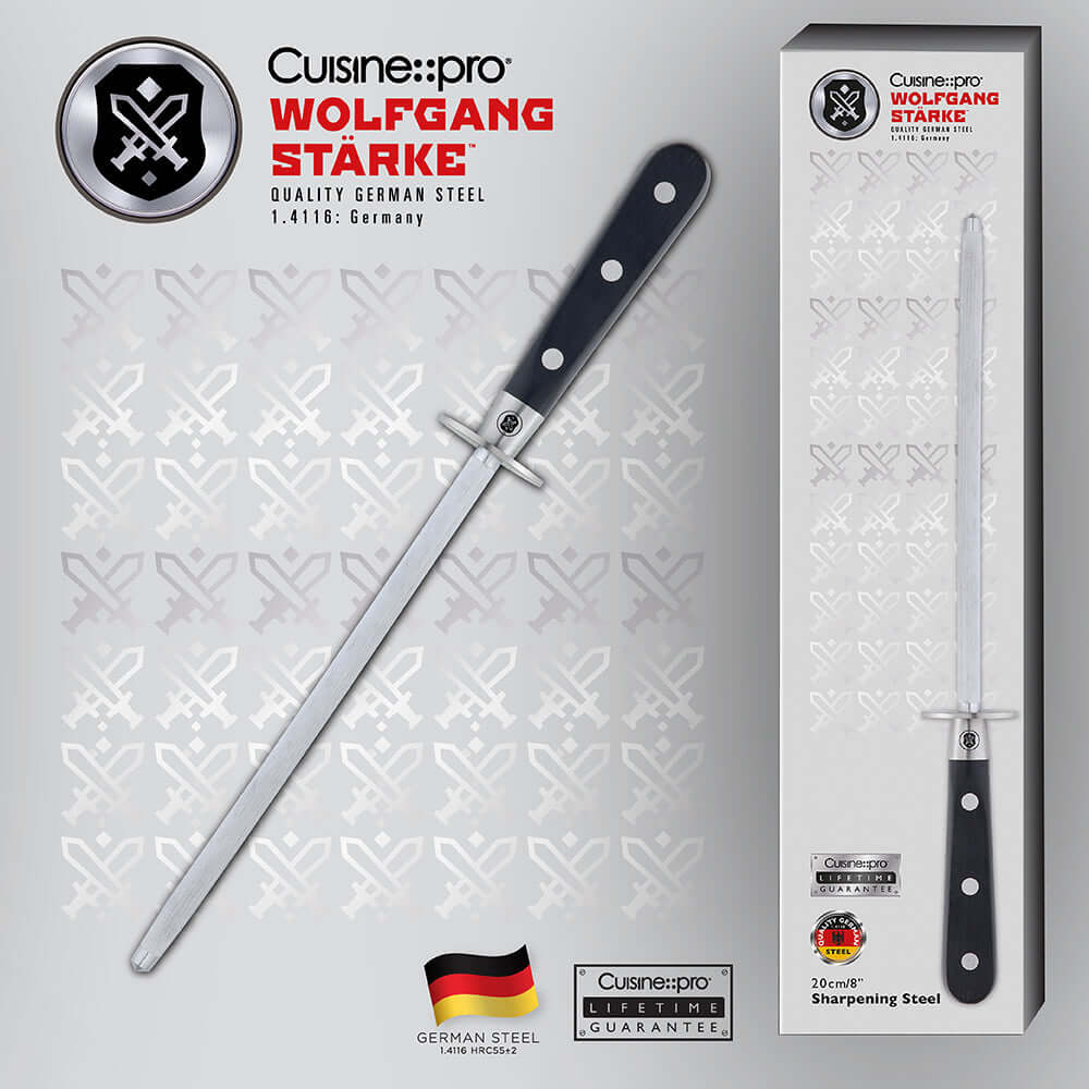 Cuisine::pro® WOLFGANG STARKE™ Fusil à aiguiser 20 cm 8"