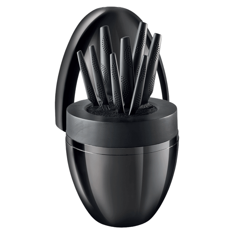 Personalization of iD3 BLACK SAMURAI™ THE EGG 9-Piece Knife Block