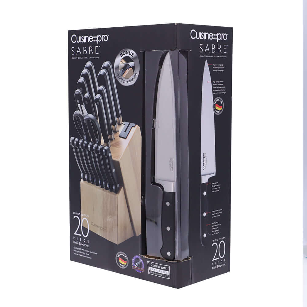 Cuisine::pro® SABRE Bloc à couteaux 20 pièces