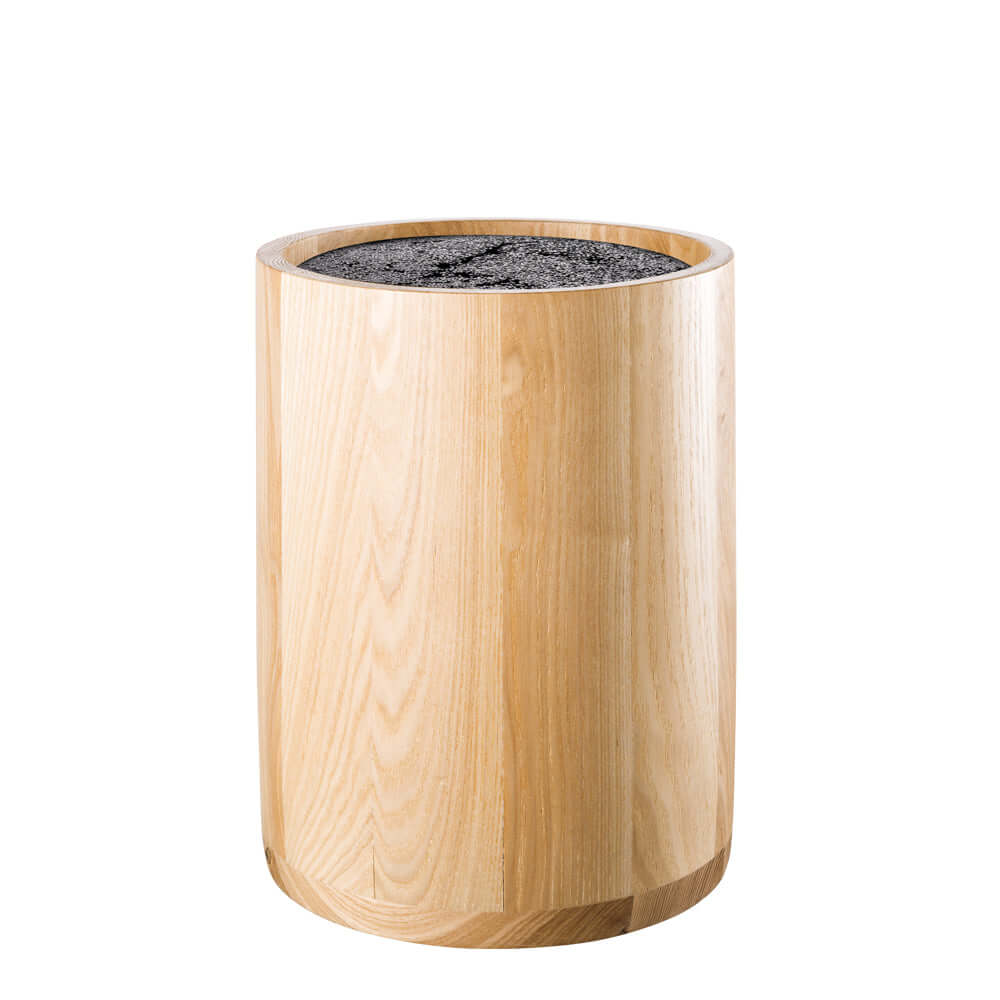 Cuisine::pro® UNIVERSAL Circa Ashwood Knife Block by THE CUSTOM CHEF™ for secure and stylish knife storage