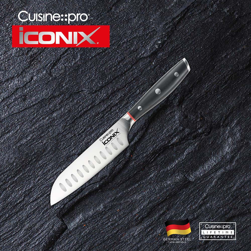 Cuisine::pro® iconiX® Couteau Santoku 'Try Me' 12,5 cm 5 po