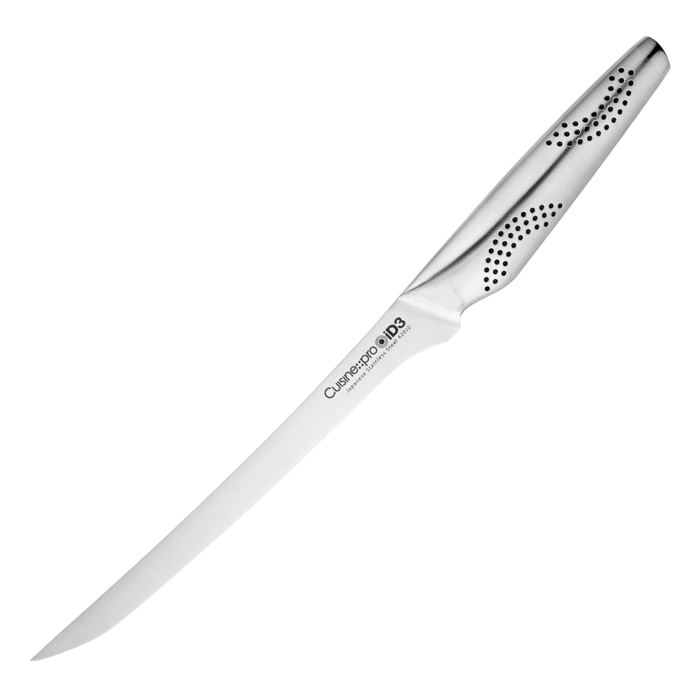 Cuisine::pro® iD3® Filleting Knife 20cm/8" with flexible blade for precise cutting, designed by THE CUSTOM CHEF™ and crafted from fine Japanese steel