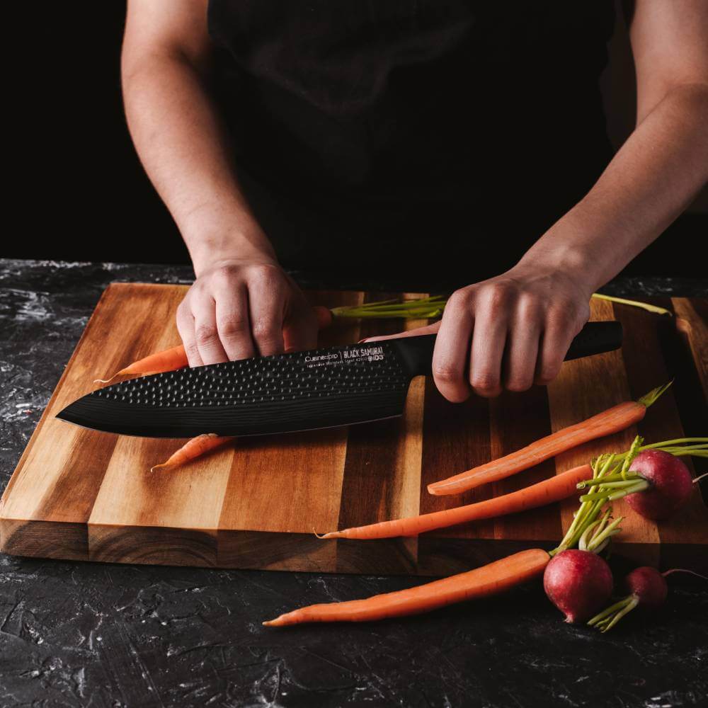 Cuisine::pro® iD3® BLACK SAMURAI™ THE EGG 9 Piece Knife Block-1034490